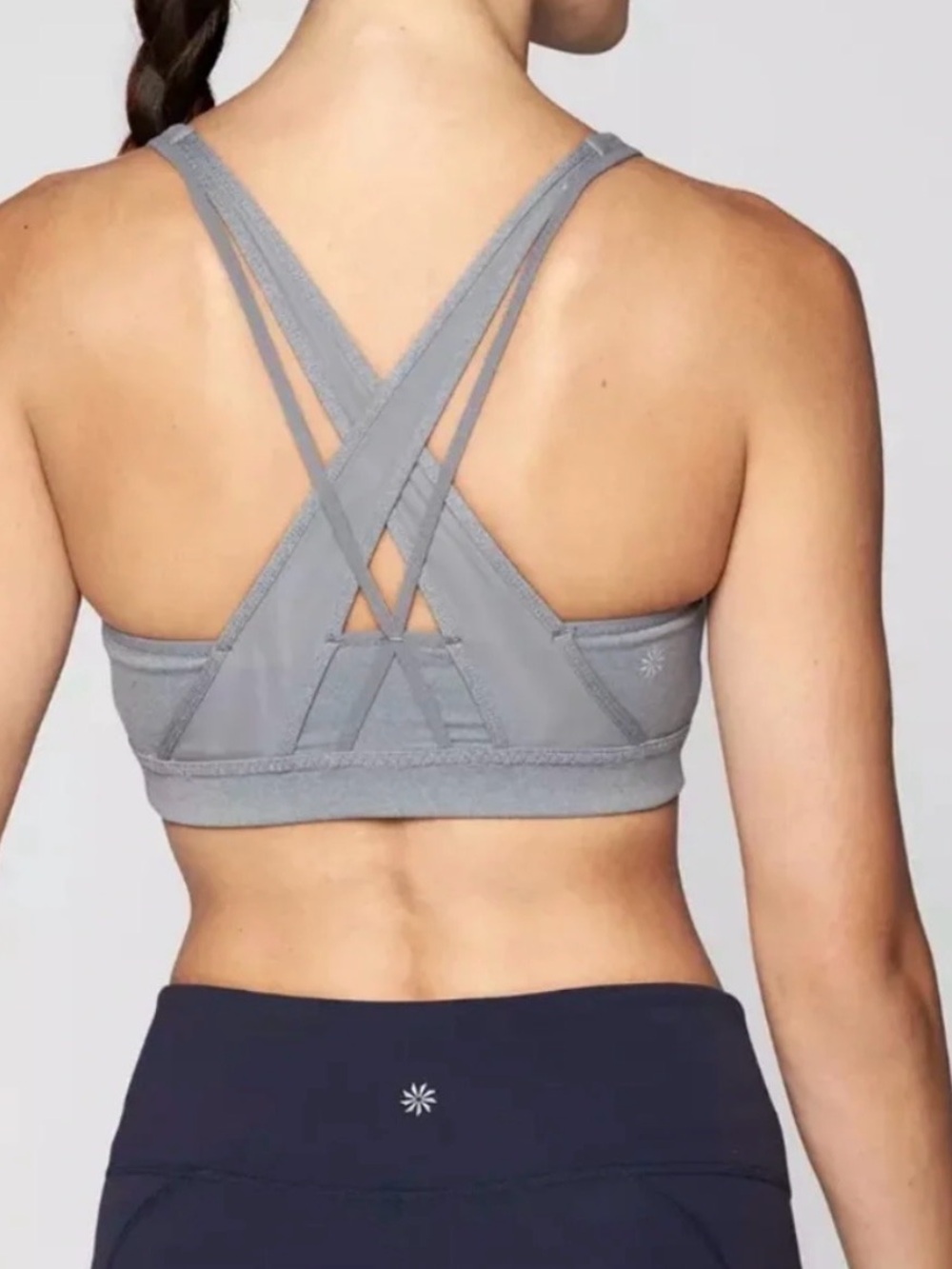 NWT Athleta Transcendence Bra Small Gray